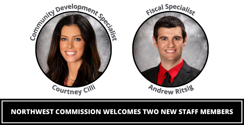 Courtney Cilli and Andrew Ritsig, New Northwest Commission Staff